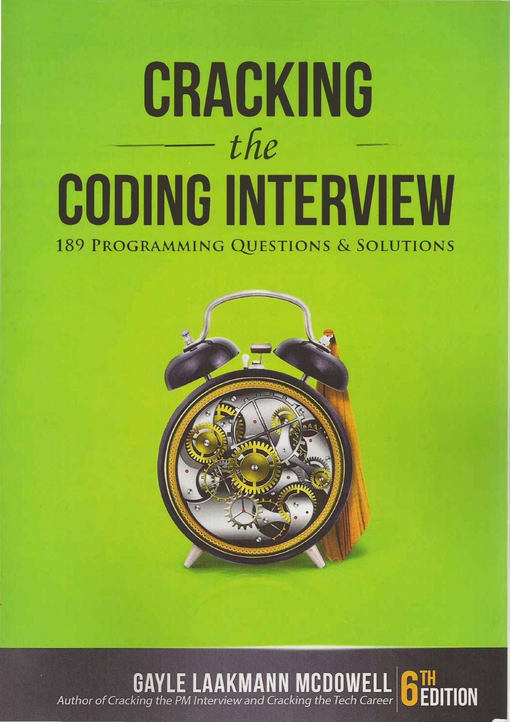 Cracking the Coding Interview